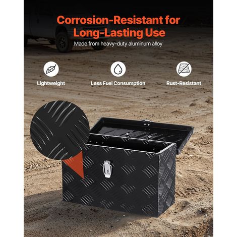 Boîte à outils pour camion en aluminium 406 x 190 x 254 mm (1/5)
