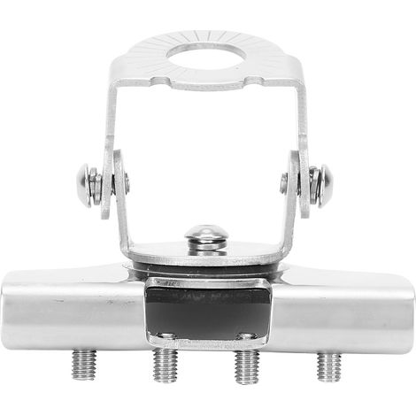 Support Antenne Radio Voiture 0,3in, Support Orientable 360°, Trou de Montage 0,6in, Collier Inoxydable pour Fixation (1/3)