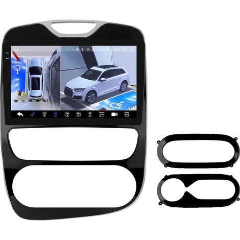 Autoradio, dimensioni del display, compatibilità con smartphone, compatibile con Renault Clio IV 4 2012-2019, telecamera QS8NPC 360 (1/2)