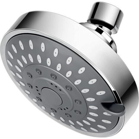 Pommeau de douche 5 modes G1/2 en acier inoxydable, pommeau de douche haute pression, buse de baignoire à haut débit, buse de douche murale réglable, pomme de douche de luxe pour salle de bain (diamèt (1/4)