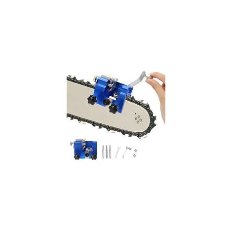 Affûteur De Tronçonneuse Outil d'affûtage Affûteur de chaîne manuel Outil de meulage pour tronçonneuse Chaînes Outil de Ponçage Manuel Outils D'affûtage Kit Multifonction Aiguiseur De Chaîne À Main (1/5)