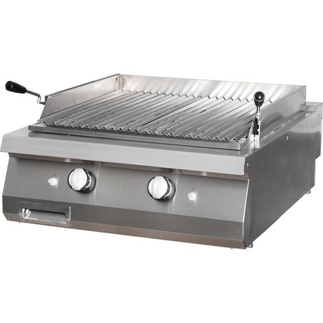 Premium Gril en Pierre de Lave - Double - Prof. 90 cm - Gaz - Maxima