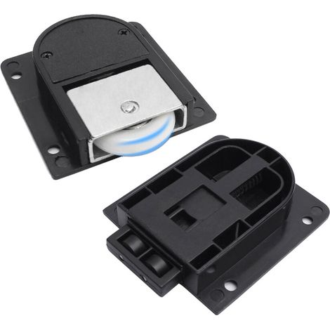 Rodillos para puertas correderas de armarios de aleación de plástico