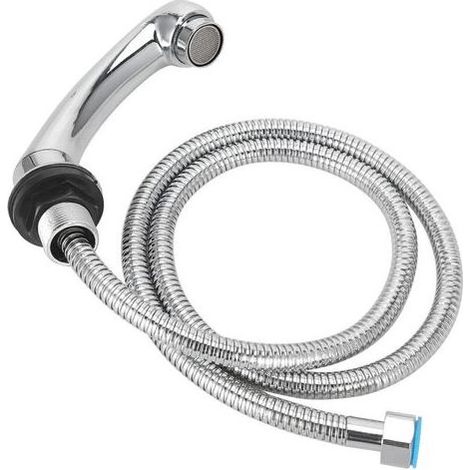 Douchette Salon de Coiffure, Pommeau de Douche à Main en Alliage, Pommeau Pression pour Salon de Coiffure, Douchette Adaptable sur Robinet, Lavabo Coiffure Domicile, Cuvette de Lit, Lavage des Cheveux (1/5)
