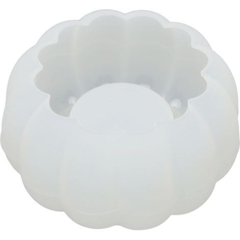 3D-Kürbis-förmige Kerzenformen, sehr transparent, dick, wiederverwendbar, für Halloween, für Tabletts, Schmuckhalter.