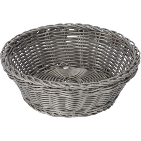 Panier en osier décoratif pour pâtisseries, clés, fruits gris-NANOTEH (1/5)