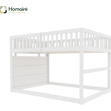 Bett, und Polyester 247 x 145 x 135.5 cm weiß aus Holz HOMAIRE (1/5)