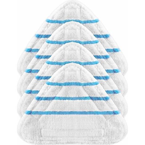 4 Housses Lingettes pour Balai Vapeur Silvercrest Lidl Universel Accessoires pour Nettoyeurs Vapeur (1/4)