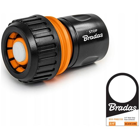 Bradas ECO-PWB2150 Black Line 3/4" Schnellverbinder (1/2)