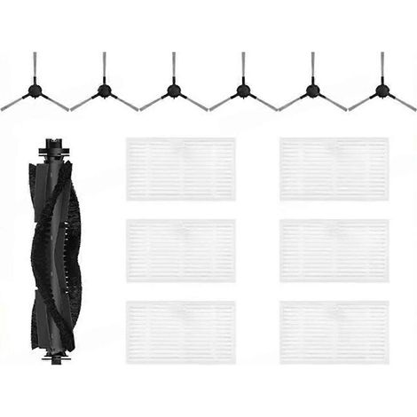 Pour Cleanova W7/W11/W15, Vexilar W9/W15, Airzeen R7 pièces d'aspirateur brosse principale et latérale filtre (1/5)