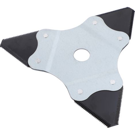 Lame von tonvonuse bis gazon dovonrble face bis vonnture dickse, lame triangulaire vonntée trempée für débrovonrssaerleuse (1/4)