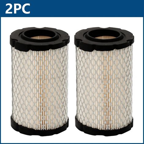 (2 pièces) Filtre à air XCAN pour Briggs & Stratton 796031 594201 797404 591334 et élément filtrant pour tondeuse à gazon John Deere GY21435 (1/4)