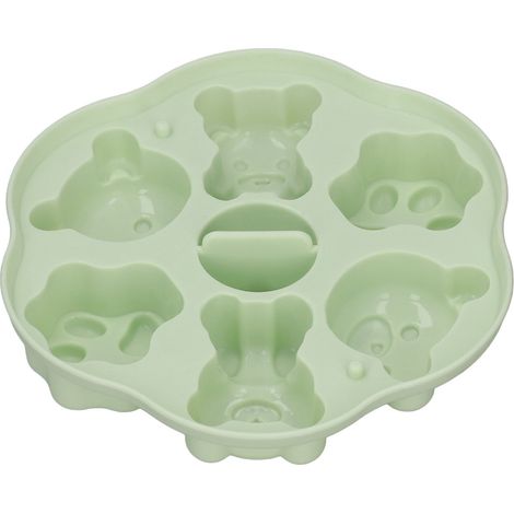 Moule en Silicone Mignon Patte d'Ours Chat pour Glaçons, Gâteau, Pudding - Avec Couvercle Vert pour Cuisine