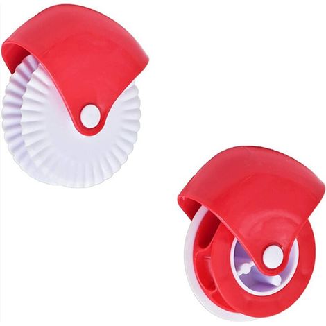 Pâtisserie Cutter Bord Décorateur, Pâte Roue Cutter, Pâtisserie Roue Décorateur Cutter, Pizza Pâtisserie Treillis Cutter Tarte Décoration Cutter En Plastique Roue Rouleau Levage Biscuit Tarte Cookies 