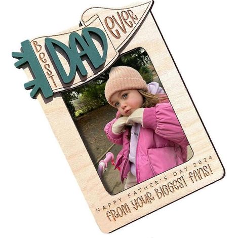Cadre photo en bois « Souvenirs précieux » pour papa, panneau arrière personnalisable