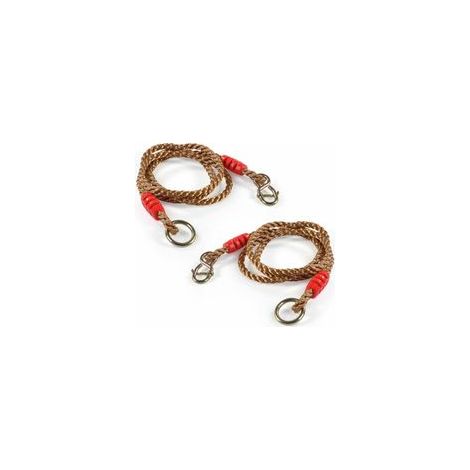 Juego de dos cuerdas para columpio con correas ajustables, de 1,8 m de largo, para sujetar a un árbol, carga máxima de 300 kg / 660 lb, fabricadas en PE, para niños y adultos (juego de 2 piezas) - Cre