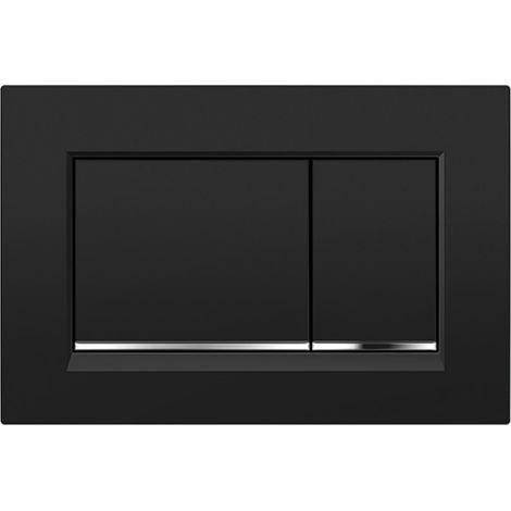 Applies to Geberit Sigma30 dual-flush plate, matt black/chrome (115.883.14.1)