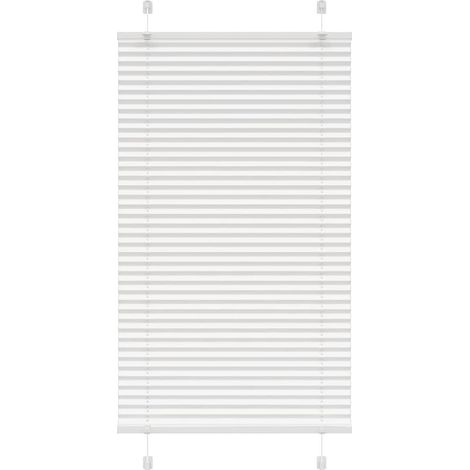 Plissee Weiß 70x150 cm Stoffbreite 69,4 cm Polyester vidaXL