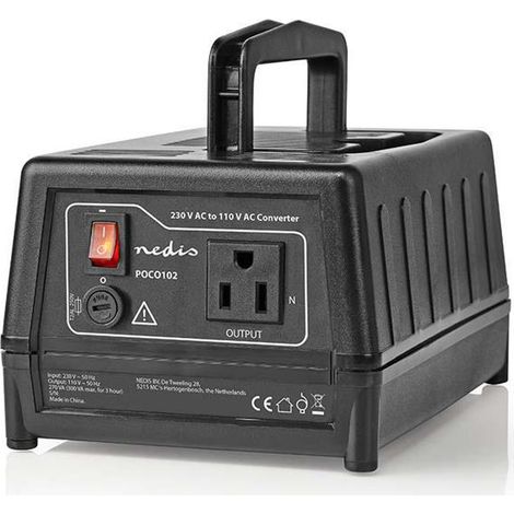Nedis POCO102 Convertidor de alimentación Negro 300 W