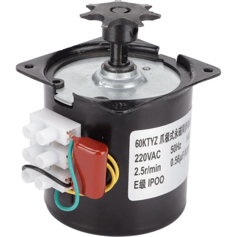Moteur de retournement automatique des œufs, moteur synchrone pour incubateur, accessoire 220 V (1/5)