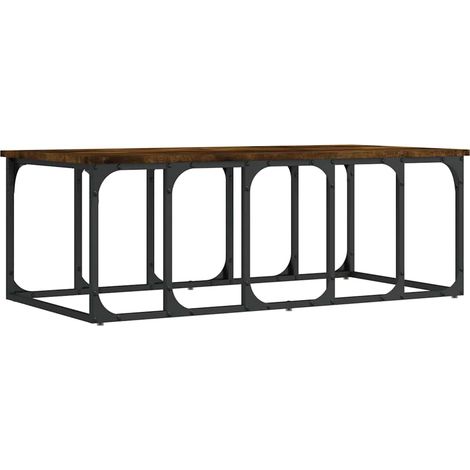 Maison Exclusive - Couchtisch Räuchereiche 100x50x35,5 cm Holzwer