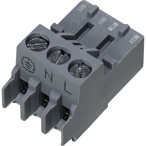 VAILLANT Connecteur, Rast 5 3 pôles gris VK 10-25/6-1 E-C u.w. Vaillant-Nr. , 0010048112