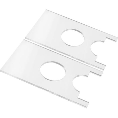 transparentes Uonlytech en 2 pièces pour canapé et lit blocs (1/5)