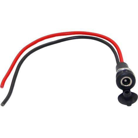 Compatible avec l'adaptateur de batterie pour port de charge DC5521, le connecteur d'alimentation étanche avec câble et la prise - port de charge DC5521