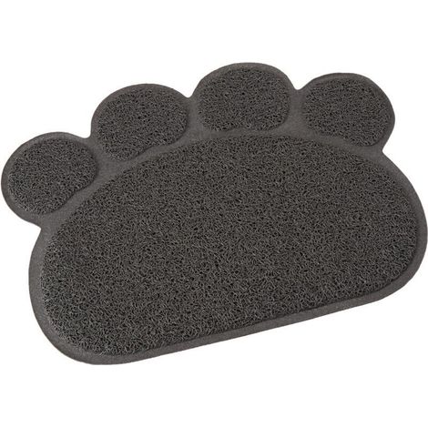 CSPARKV Tapis Extérieur de Toilette en Forme Patte pour Chat (1/4)