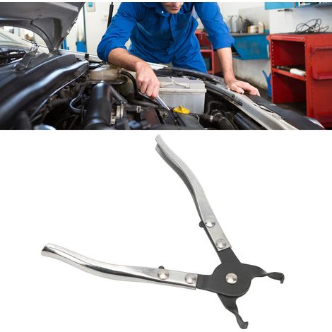 Pince à mâchoires métallique pour extraction sécurisée des écrous de roue, outil de démontage pour entretien auto. (1/5)