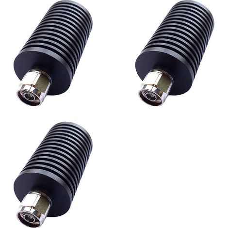 3 charges fictives RF avec connecteur N mâle 50 W, charge de terminaison RF, 50 ohms, CC à 3 GHz (1/5)