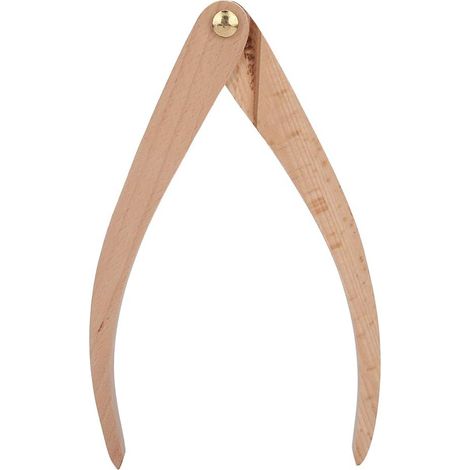 Pottery Tools, Measuring Tool Pottery Tools for Measuring Ceramic Vernier Caliper Wooden Ruler Positioning Distance (8 inch Wooden Caliper (1/5)