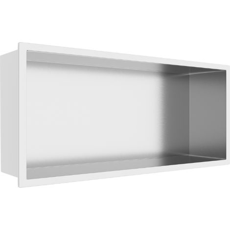 Wall-BOX ONE Einbauregal aus Edelstahl, 45 x 20 x 10 cm (1/4)