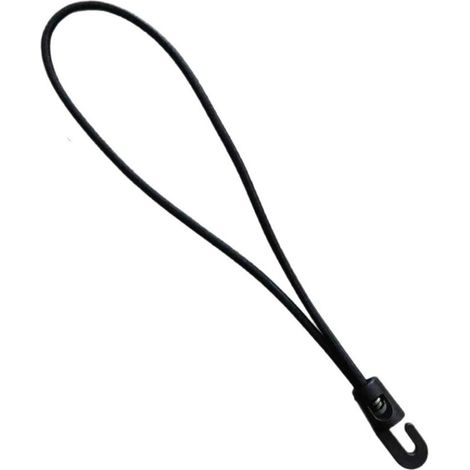 30 elastische Kordeln mit Haken, 25 cm, multifunktional für Planen, schwarz