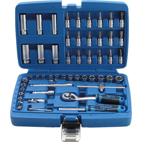 Coffret de douilles 6,3 mm (1/4") 53 pièces BGS (1/5)