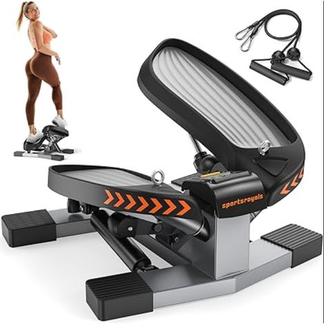 Stepper d'escalier pour Exercices - Torsadé avec Bandes de résistance (1/5)