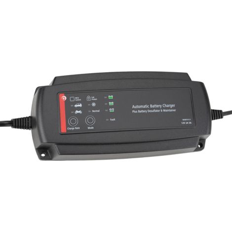 Rectificador de 7 etapas 230V 12V 2-5A 6-120Ah (1/2)