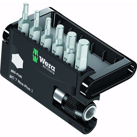 Wera 8040-6 Bit-Check 05056168001 Bit-Set 7teilig Innen-Sechskant (1/5)
