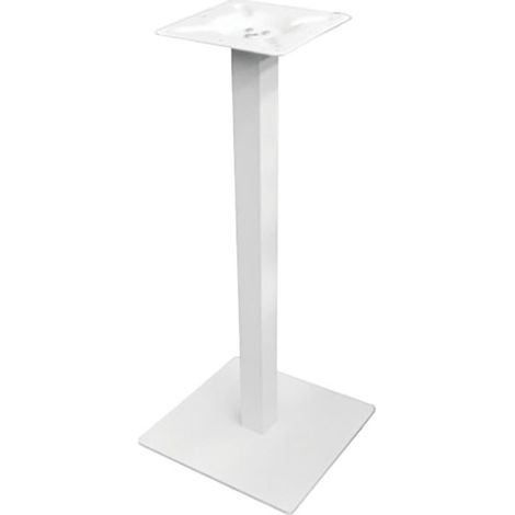 Basamento alto in acciaio, bianco 13 kg. Tavolo componibile. MALIGI HOME MG-MILENA Bianco (1/2)