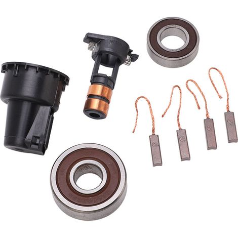 High-compatibility alternator repair kit 230090 for 0124515010, replacement for generator slip ring brushes, ideal for rebuild enthusiasts (1/5)