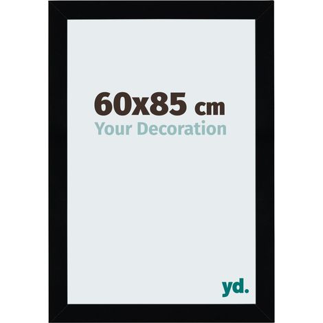 yd. - Cadre photo 60x85 - Noir Brillant - MDF - Mura