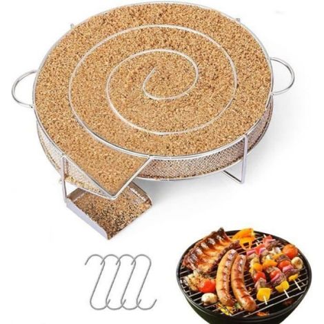 Générateur de fumée froide - Inox - Ronde - 20x18x5cm - Facile à utiliser - Nettoyage simple UMD MUSICAL (1/3)