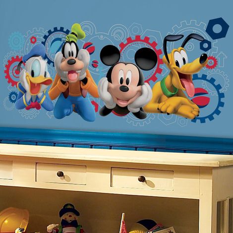 Sticker géant Mickey Mouse et ses amis Disney (1/3)