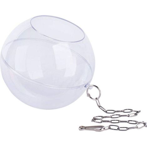 Balle de fourrage suspendue pour poules, jouet d'alimentation en plastique adapté aux oiseaux et volailles, pour nourrir et occuper vos animaux de basse-cour (1/5)