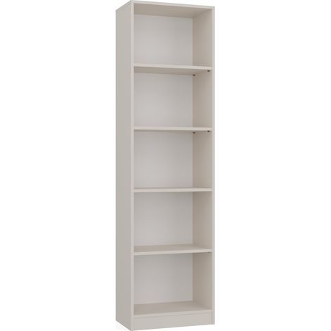 CDF Bücherregal R50 Farbe: Beige Breite: 50 Zentimeter Für Wohnzimmer, Büro und Arbeitszimmer Regal für Bücher und Spielzeug Ideal für Kinderzimmer, Teenager, Jugendzimmer (1/5)