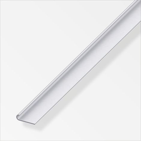 alfer Kantenschutzprofil Aluminium 1 m x 22 mm silber
