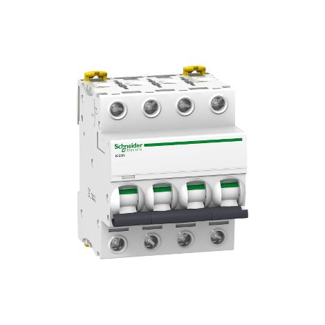 Interruptor magnetotérmico Schneider Electric A9F75425 IC60N 4P 25A D