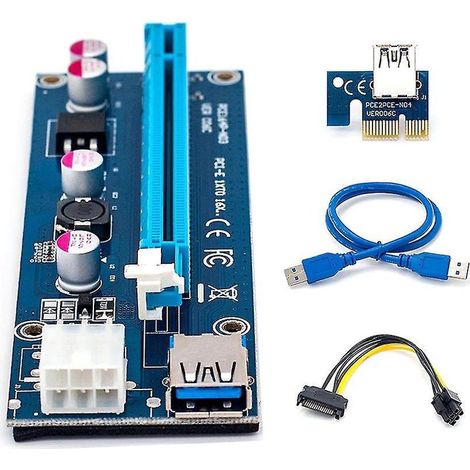 Hochleistungsfähiges PCI-E USB 3.0-Verlängerungskabel für Bitcoin (BTC)-Miner (1/4)