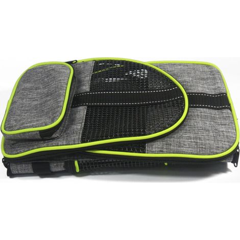 Sac à Dos Chat Chien Extensible 90%, Sac Transport pour Chat Petit Chien Respirant, Sac a Dos de Transport Chat avec Matelas en Peluche Amovible, pour Voyage en Train/Voiture/Restaurant/Avion