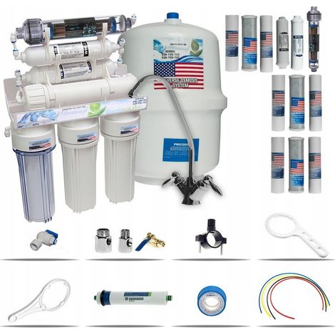 Osmoseur domestique 7 étapes de filtration RO7 à effet décontaminant (1/5)